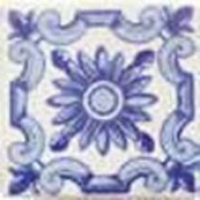 Декор Cevica Provenza Dec. Flor Azul Prov. Blanco